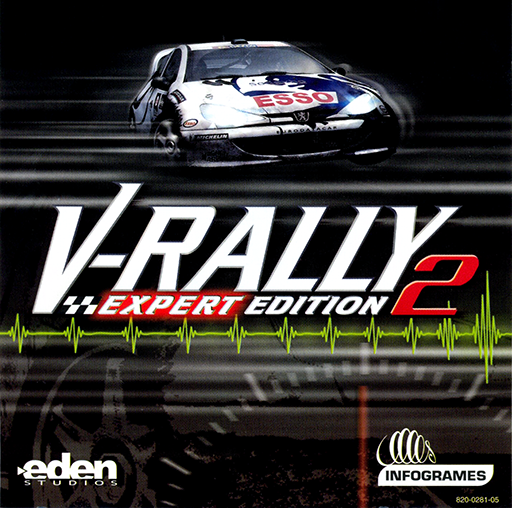 V-Rally 2: Expert Edition box art for Sega Dreamcast